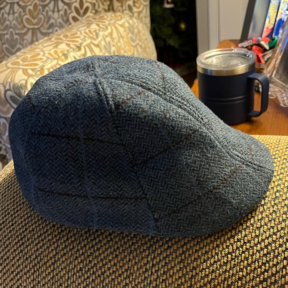 Stylish Men’s Blue Tweed Boston Scally/ Peaky Blinders style cap M/L